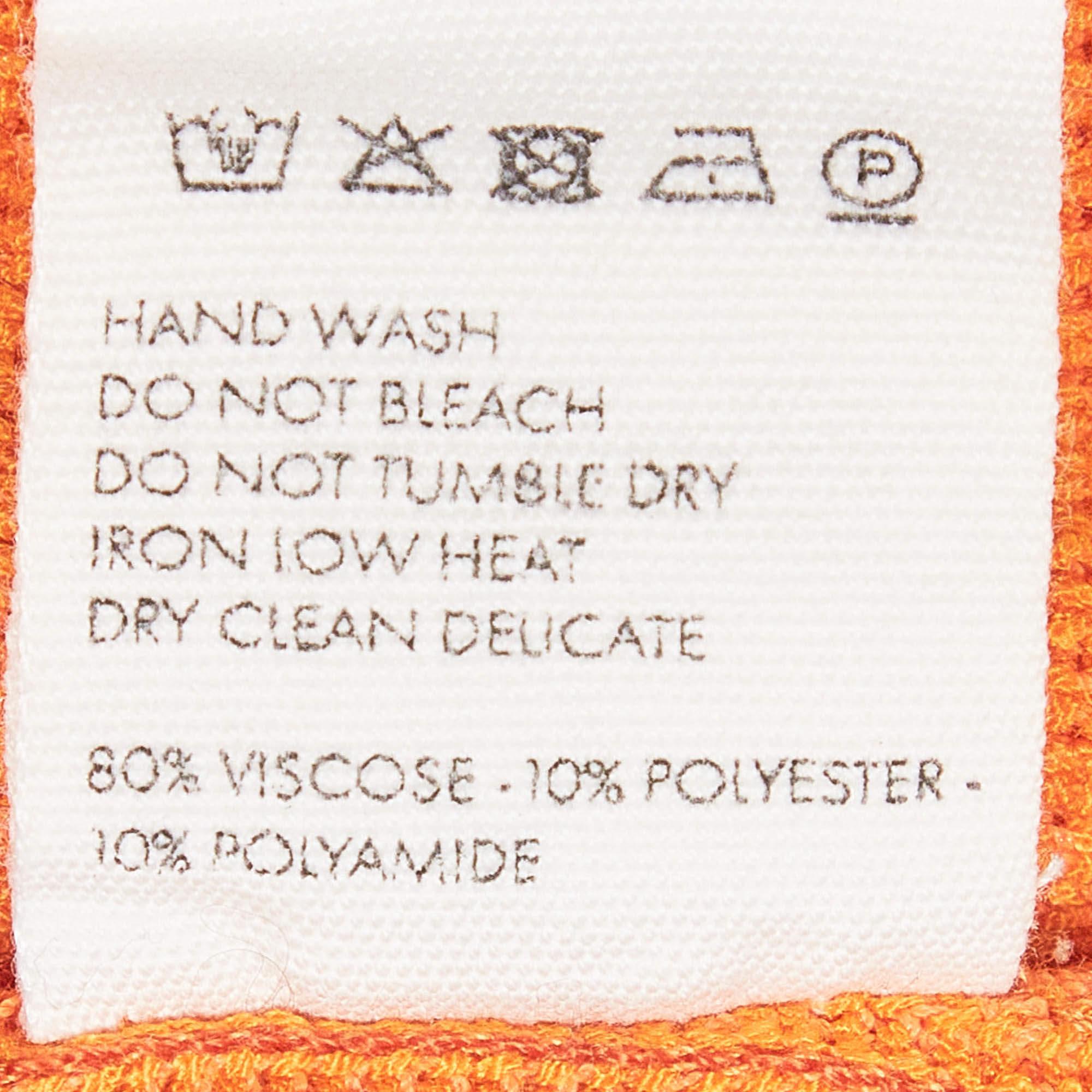 Jacquemus Orange Rib Knit Le Short Arancia Biker Shorts S For Sale 1
