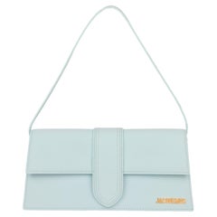 Jacquemus Lungo in pelle di vitello liscia blu pallido Le Bambino
