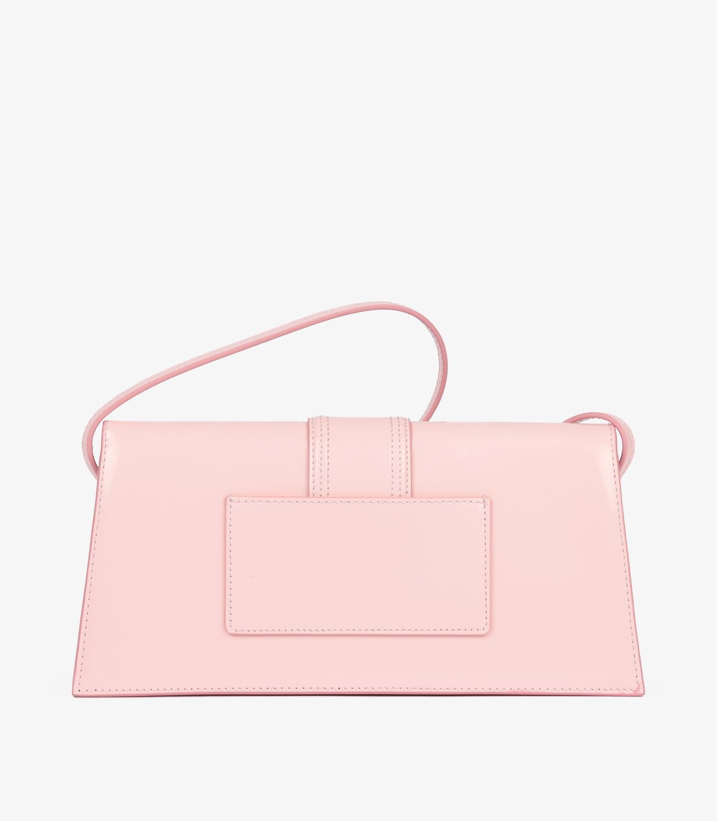 Jacquemus Pale Pink Patent Leather Le Bambino Long For Sale 1