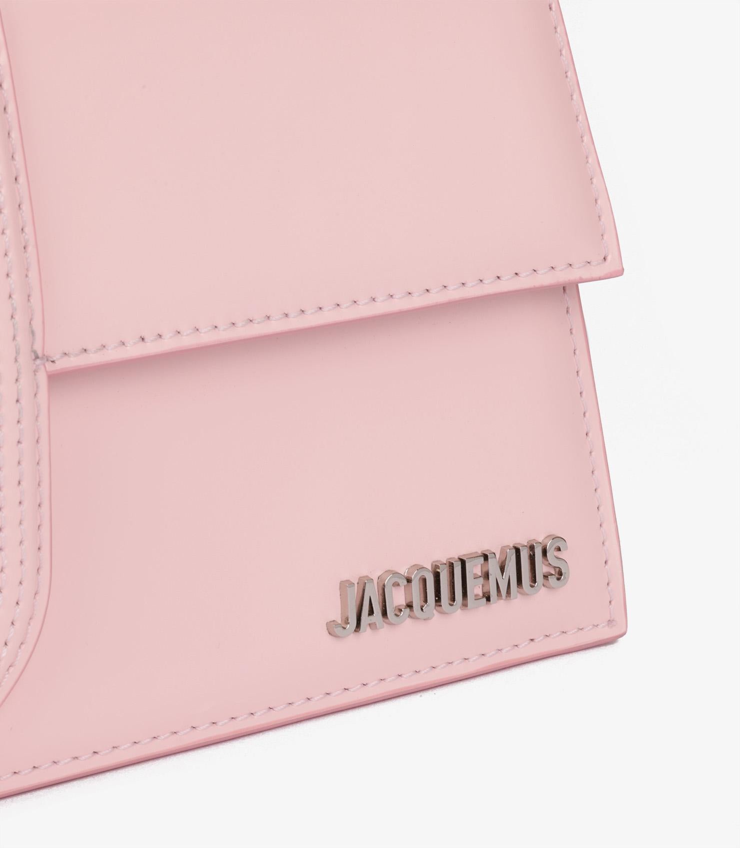 Jacquemus Pale Pink Patent Leather Le Bambino Long For Sale 3