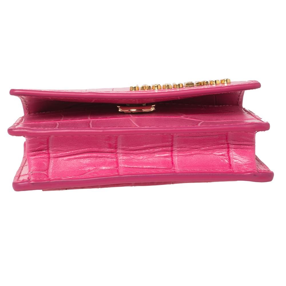 pink croc jacquemus bag