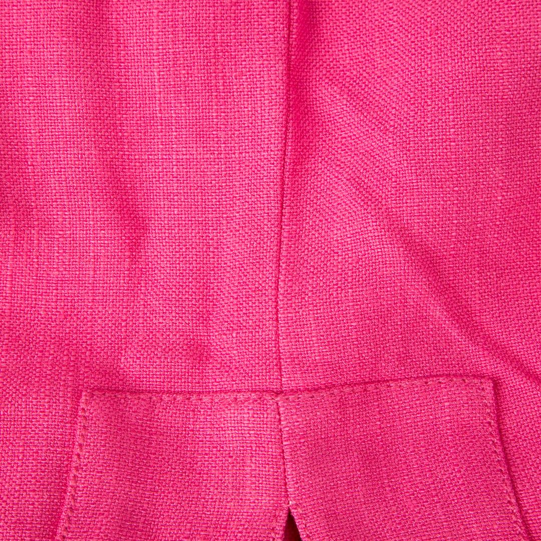Jacquemus Rosa La Jupe Valery Midirock mit Ausschnitt Größe M (Pink) im Angebot