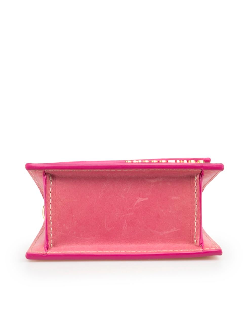 Women's Jacquemus Pink Leather Le Chiquito Mini Bag