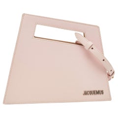 Used Jacquemus Pink Leather Le Petit Satchel
