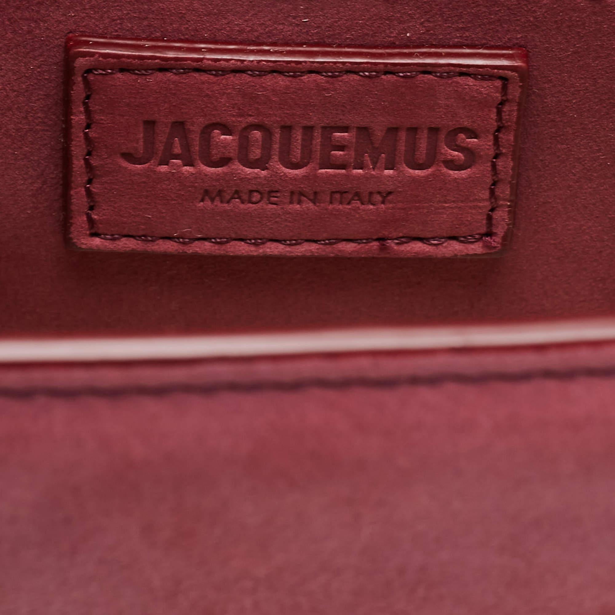 Jacquemus Pink Nubuck Leather Le Grand Bambino Top Handle Bag 1