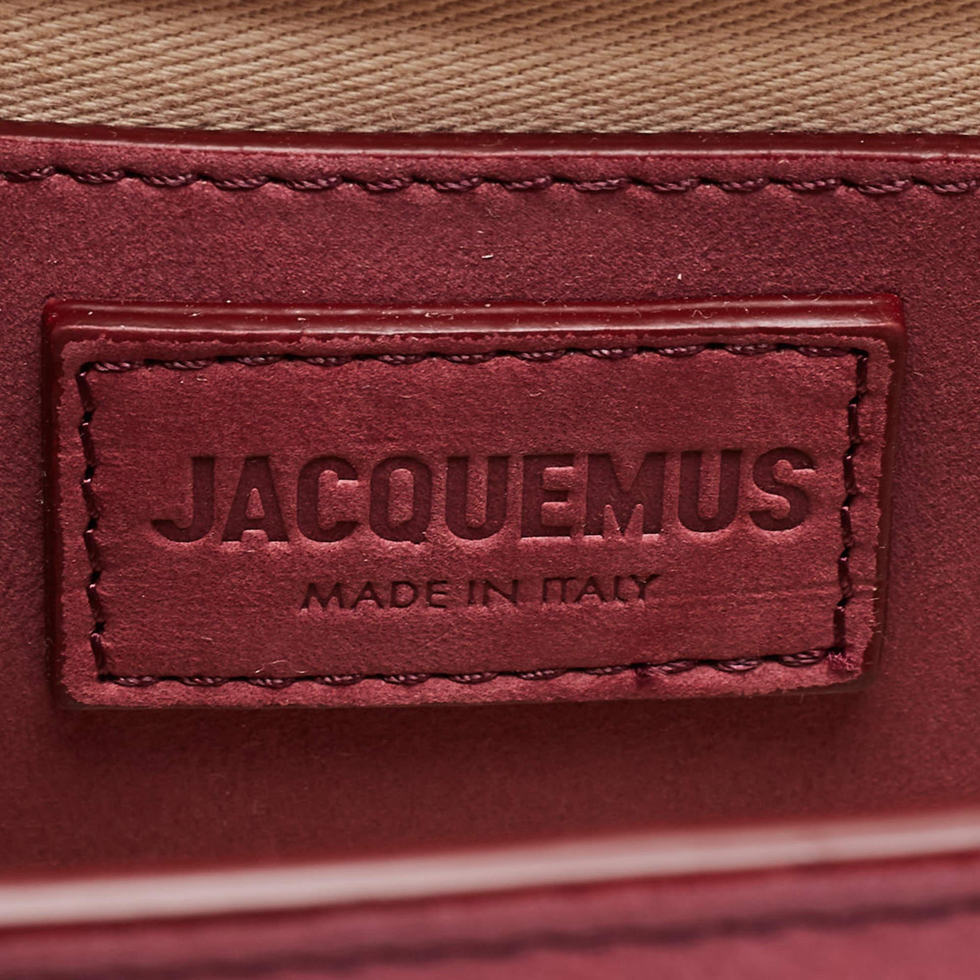 Jacquemus Pink Nubuck Leather Le Grand Bambino Top Handle Bag 2