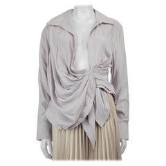 Used Jacquemus Purple Le Annee Wrap Blouse Size L