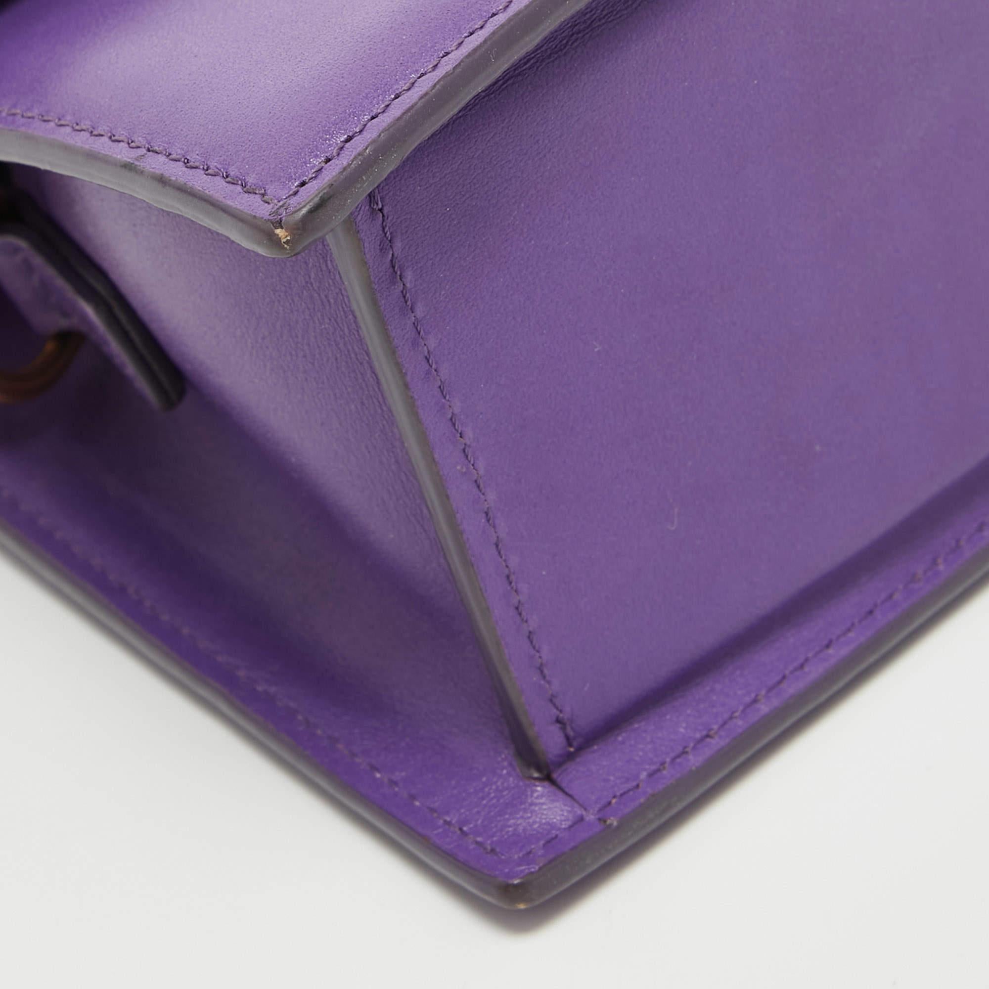 Jacquemus Purple Leather Le Chiquito Noeud Top Handle Bag 3