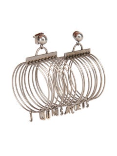 Pendientes Jacquemus de metal plateado 'ÄòLes Boucles Anneaux