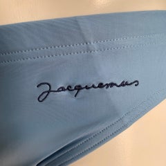 JACQUEMUS Size L Light Blue Polyamide Elastane Swim Brief