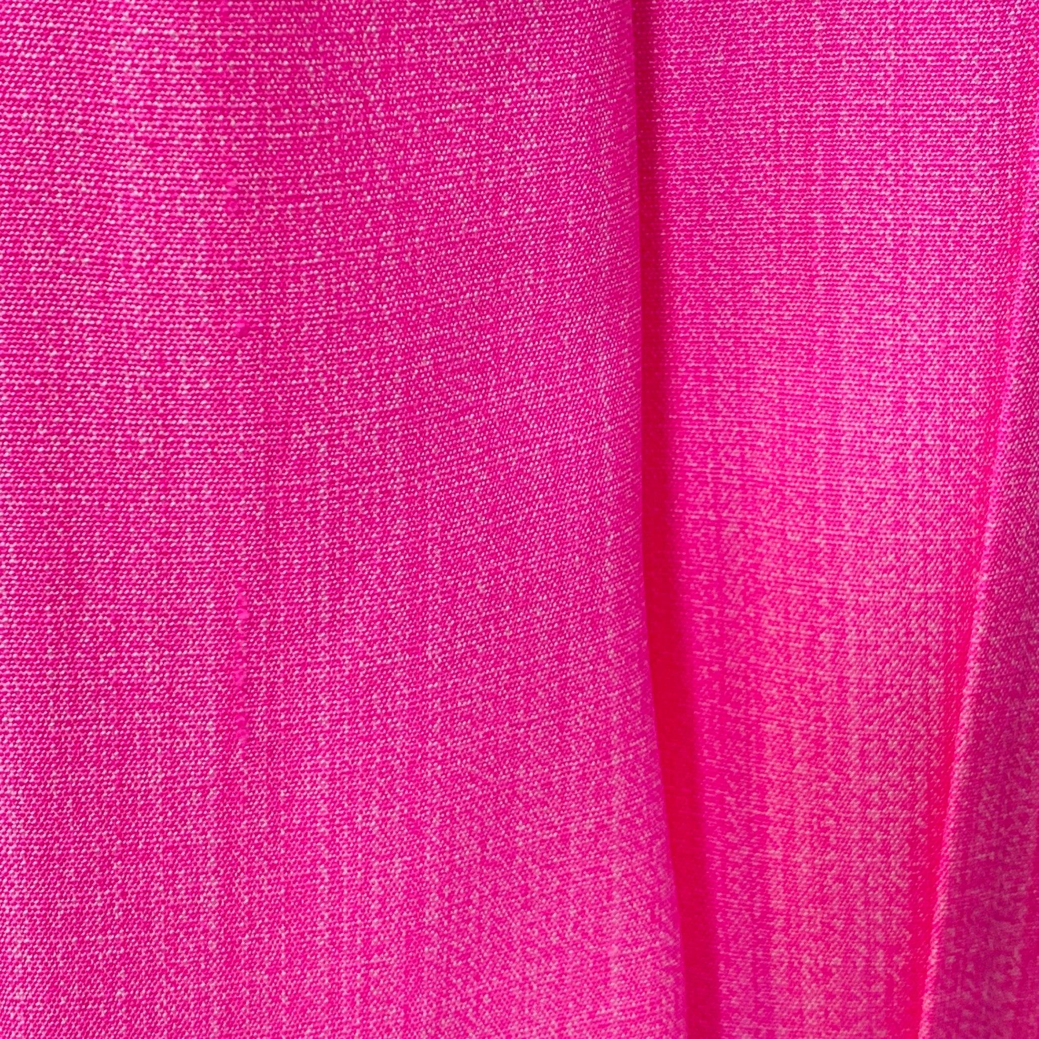 JACQUEMUS Größe S Le Raphia Neon Rosa Weiß Viskose Mischung Notch Revers Jacke Blazer im Zustand „Gut“ im Angebot in San Francisco, CA