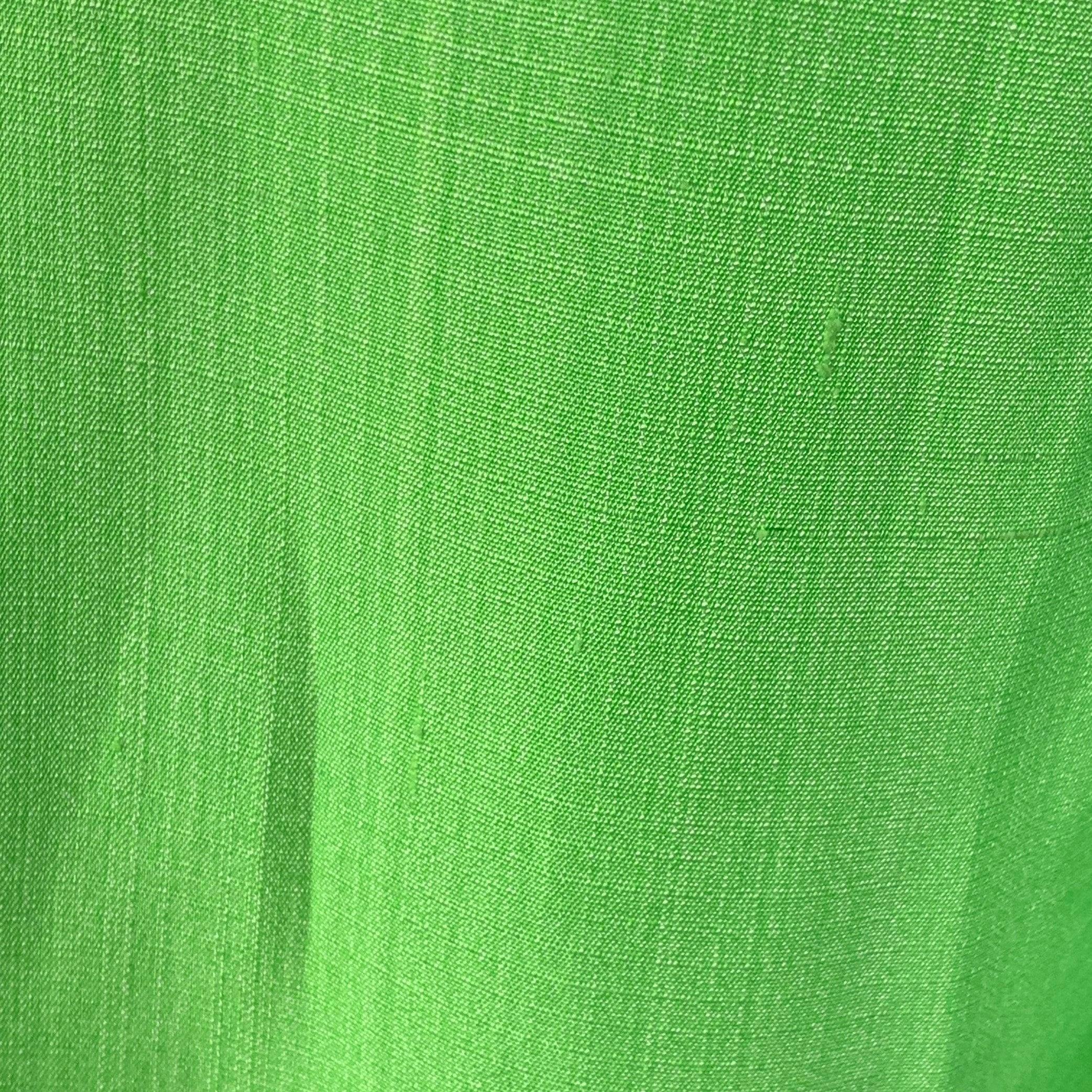 JACQUEMUS Size S Le Splash Neon Green White Viscose Silk Double Breasted Jacket Blazer en vente 1