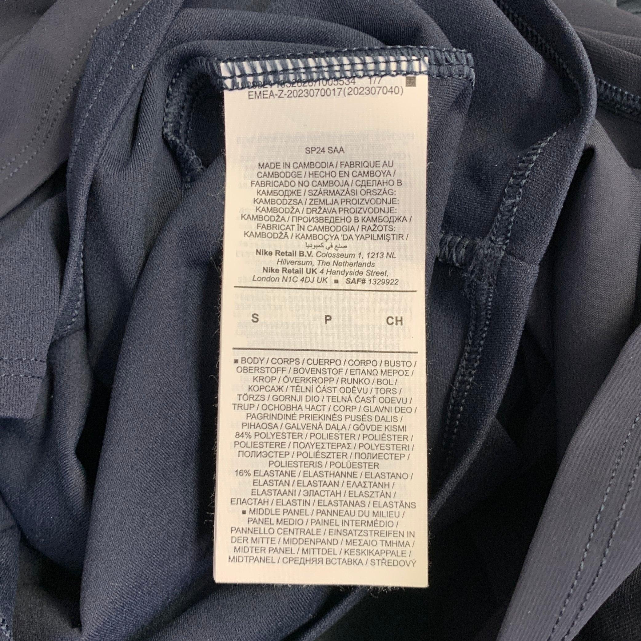 Jacquemus Taglia S Mini abito a strati in misto poliestere navy in vendita 3