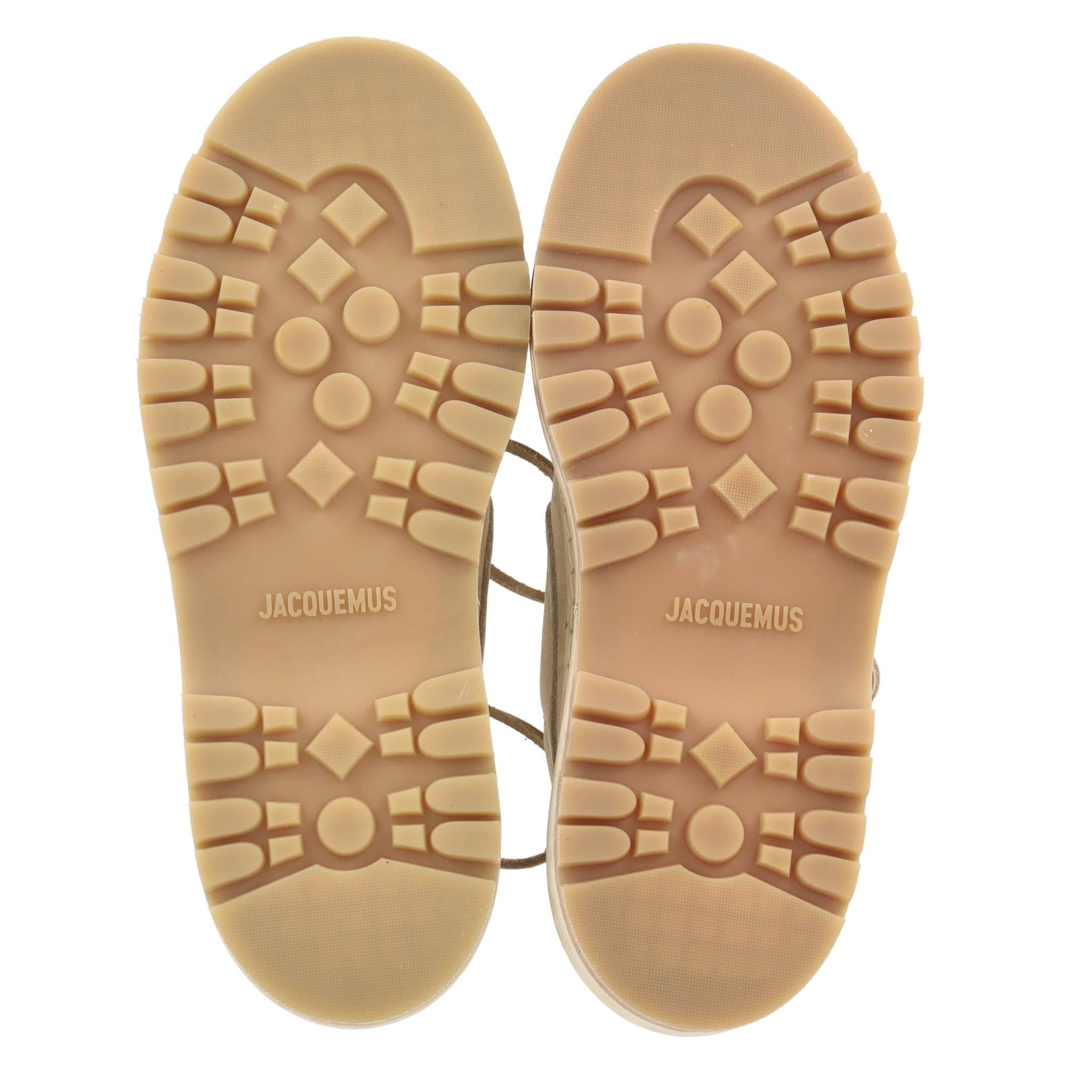 Women's Jacquemus The Pavane Leather Boat Shoes