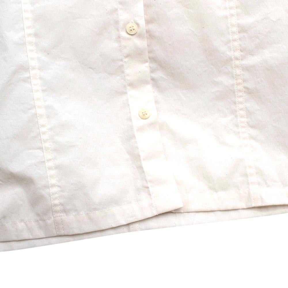 white cotton maxi skirt