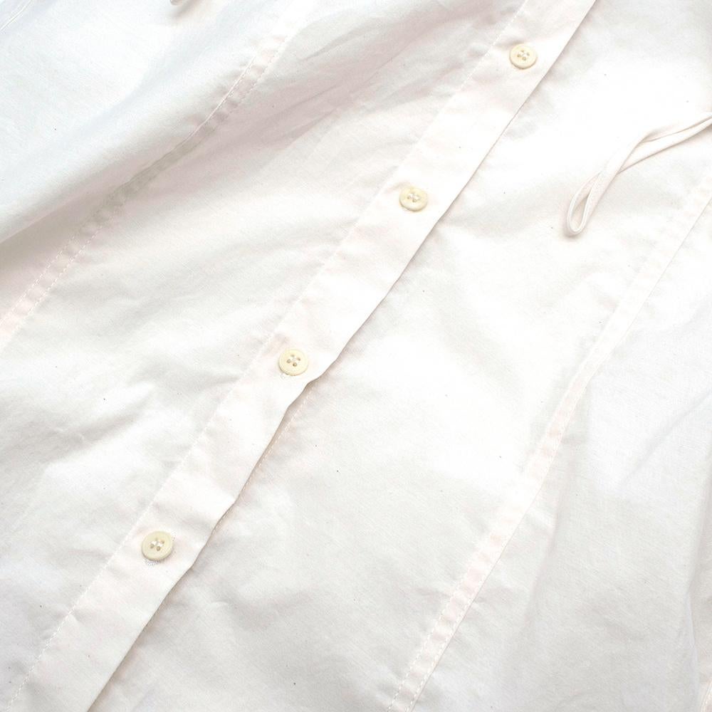 Gray Jacquemus White La Jupe Cueillette Cotton Maxi Skirt - Size US 4 For Sale