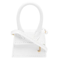 Le Petit Chiquito Nano Mini sac à bandoulière blanc Jacquemus 4j815