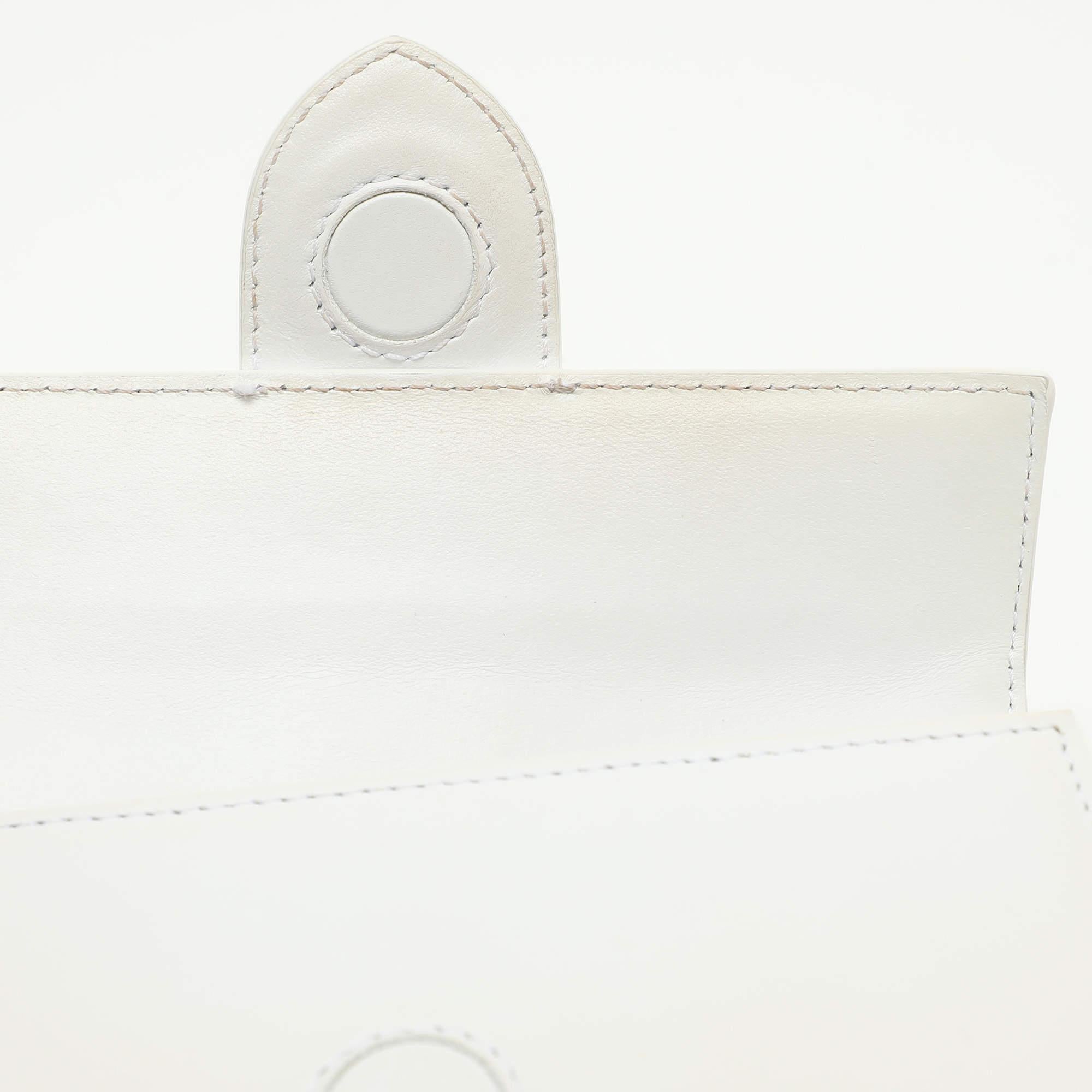 Jacquemus White Leather Le Bambino Top Handle Bag 2