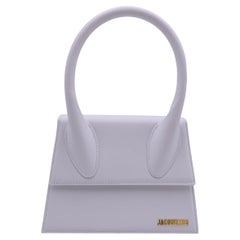 Used Jacquemus White Leather Le Grand Chiquito Structured Bag