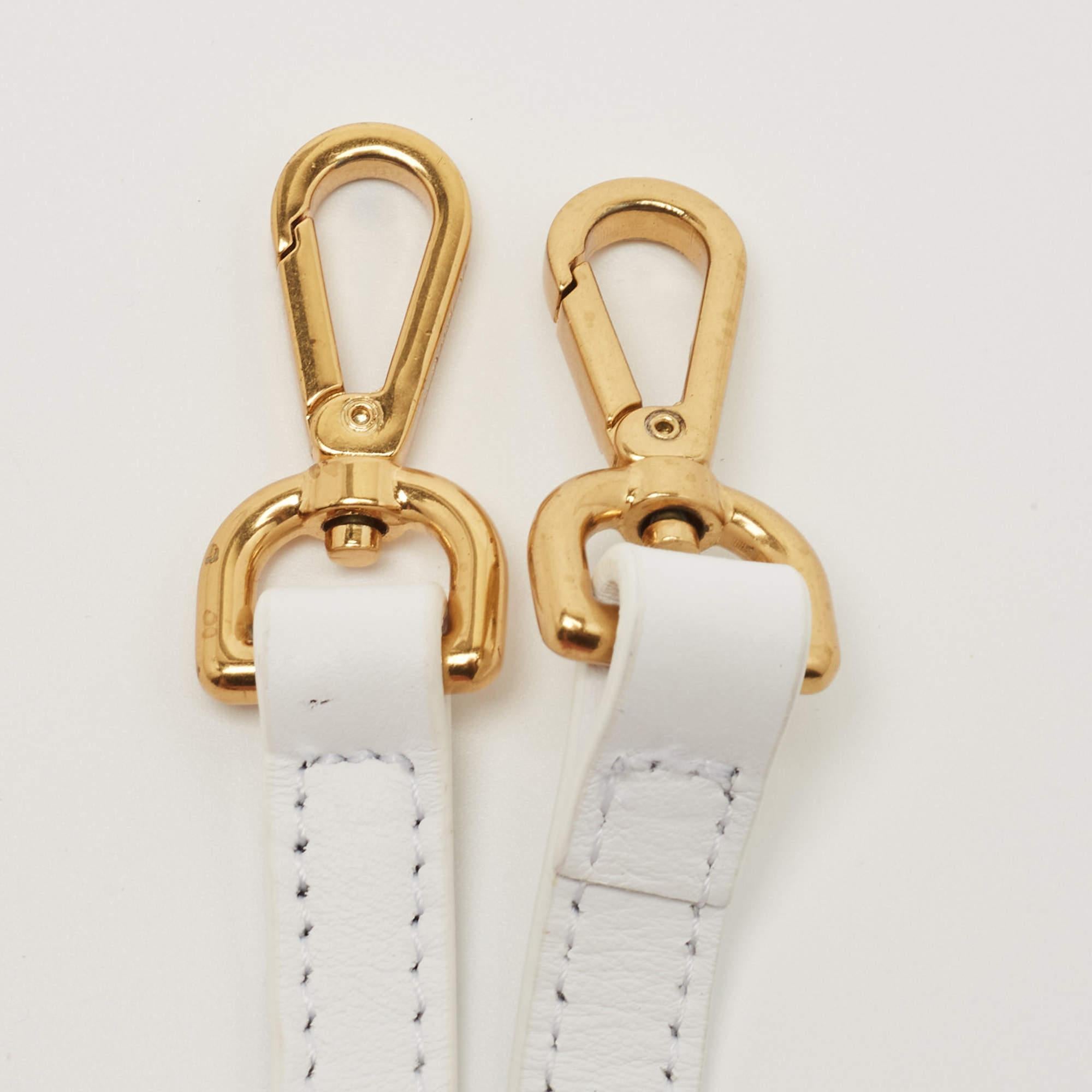 Jacquemus White Leather Mini Le Chiquito Top Handle Bag 5