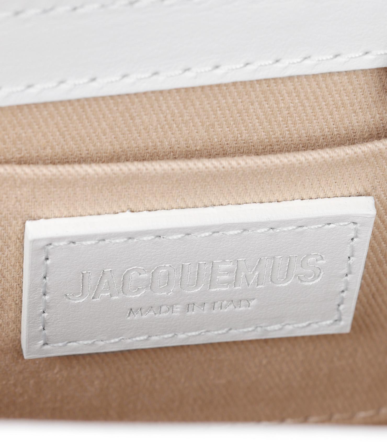 Jacquemus White Smooth Calfskin Leather Le Chiquito Long 5