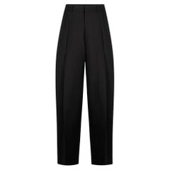 Pantaloni a zampa larga in misto lana e seta di Jacquemus