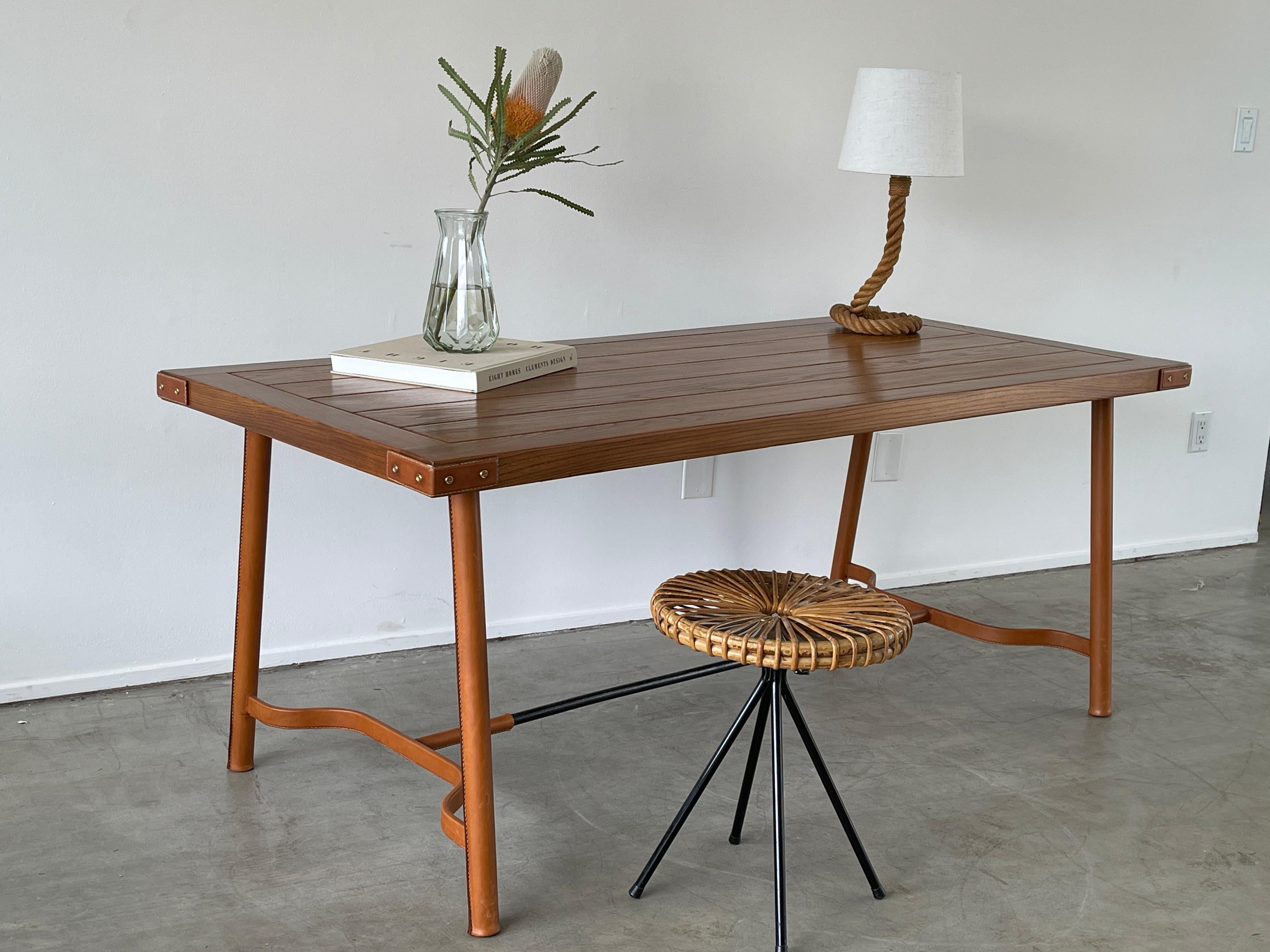 Tisch/Schreibtisch von Jacques Adnet im Angebot 7