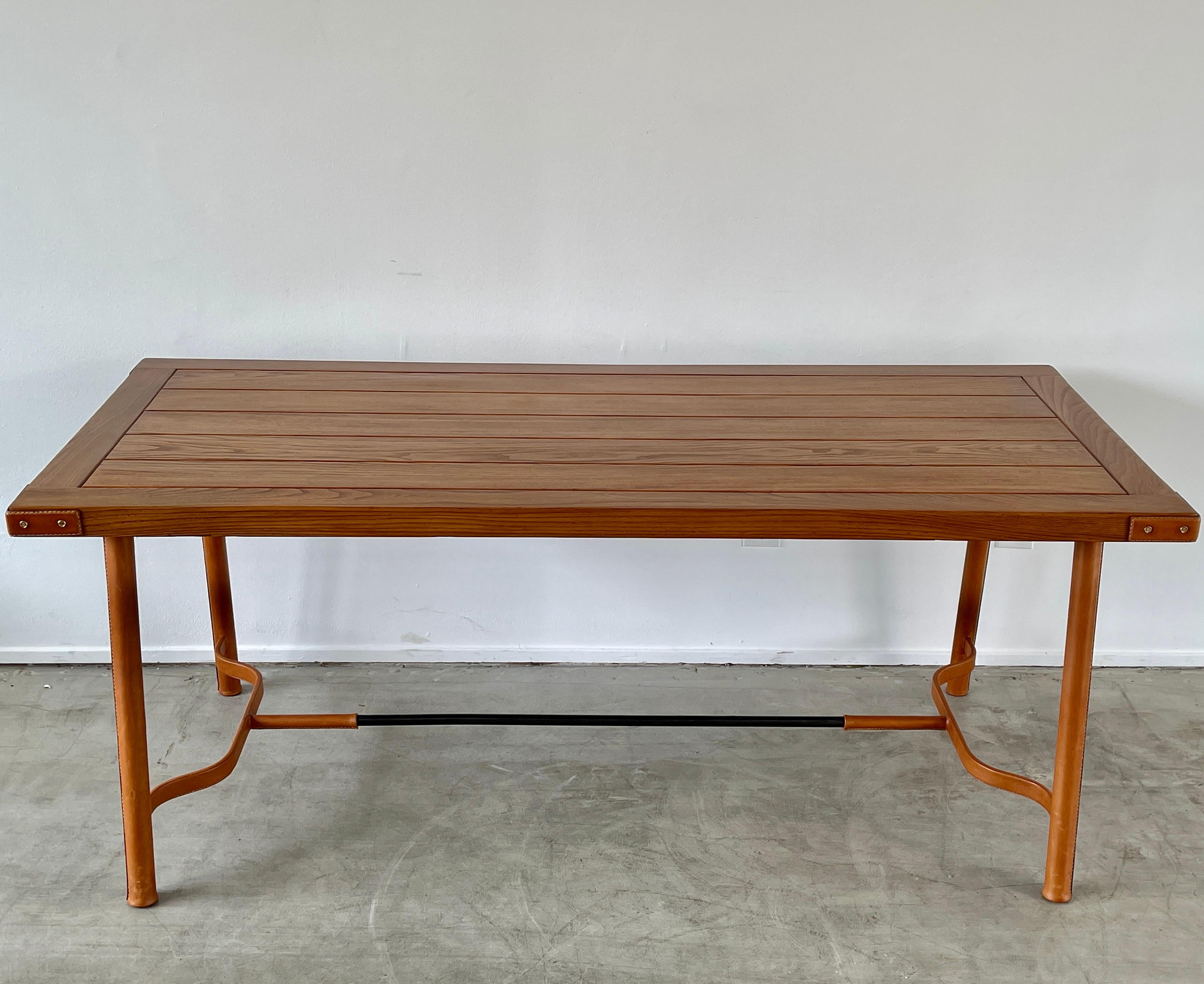 French Jacques Adnet Table/Desk For Sale
