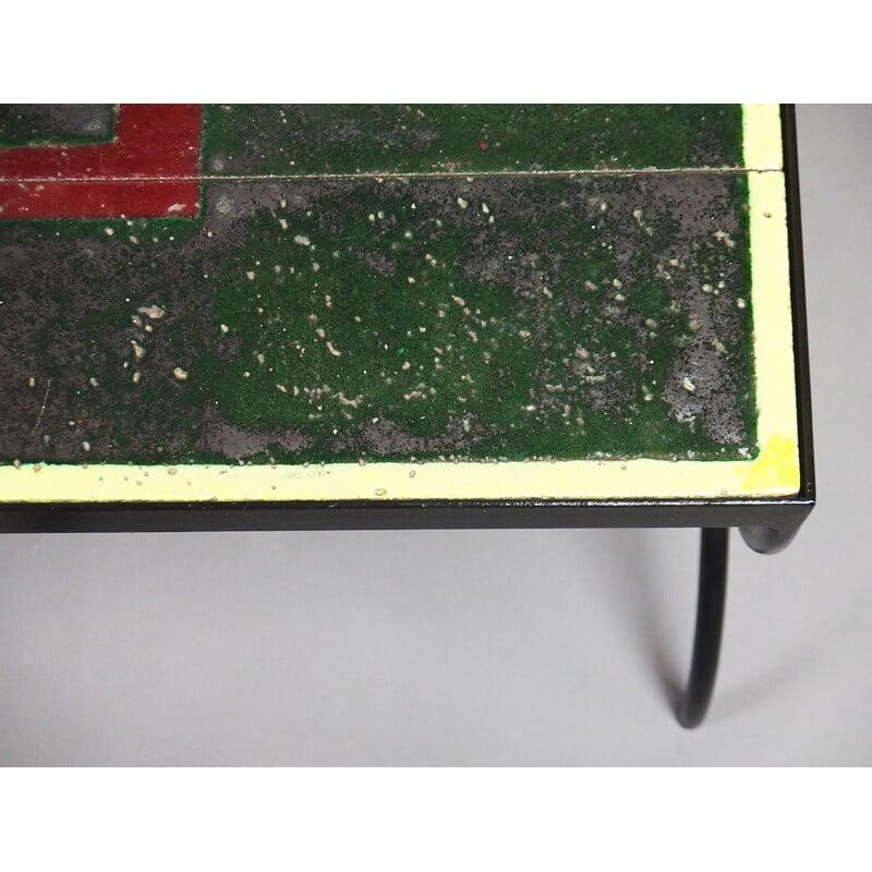 Table basse Jacques Adnet (1900/1984) en vente 2