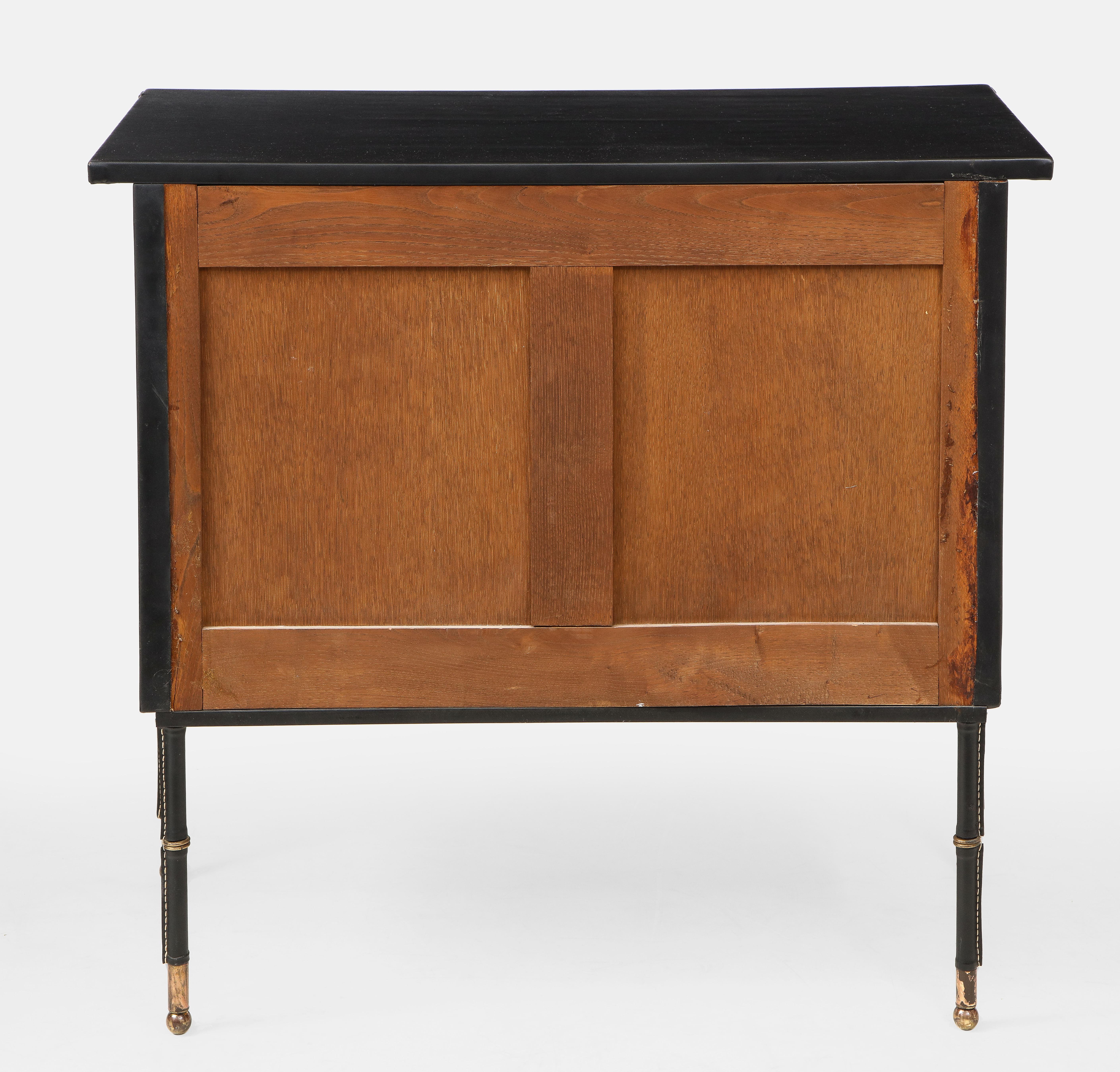 Jacques Adnet Rare Commode or Chest of Drawers In Good Condition In New York, NY