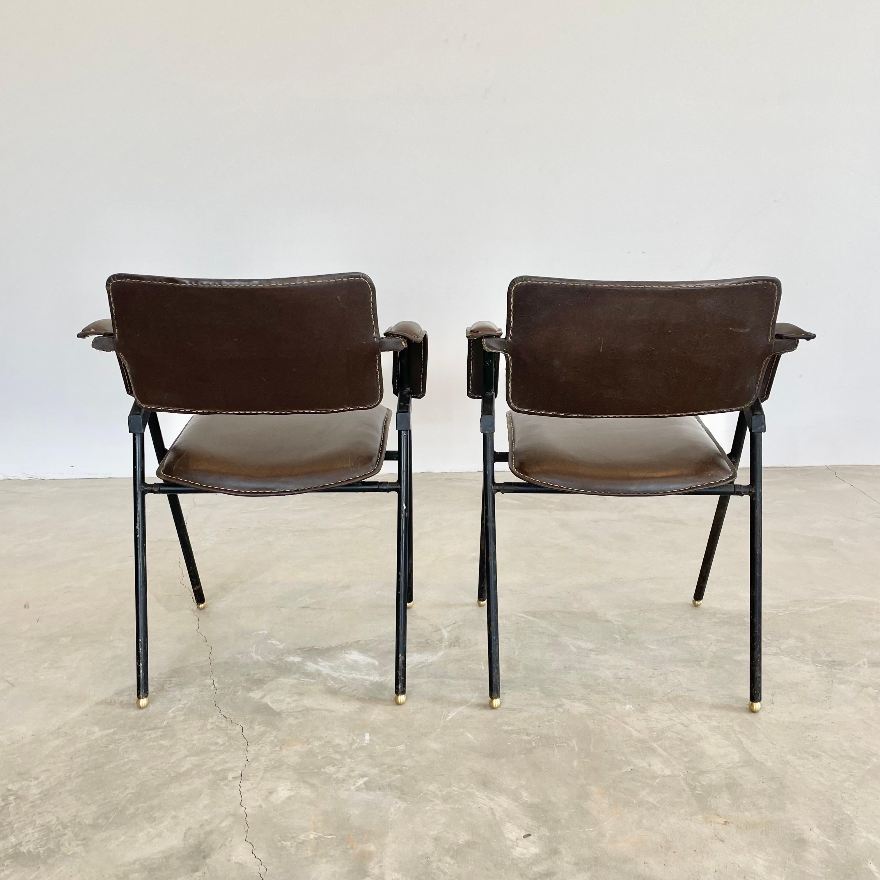 Jacques Adnet Armchair, 1950s, France For Sale 6