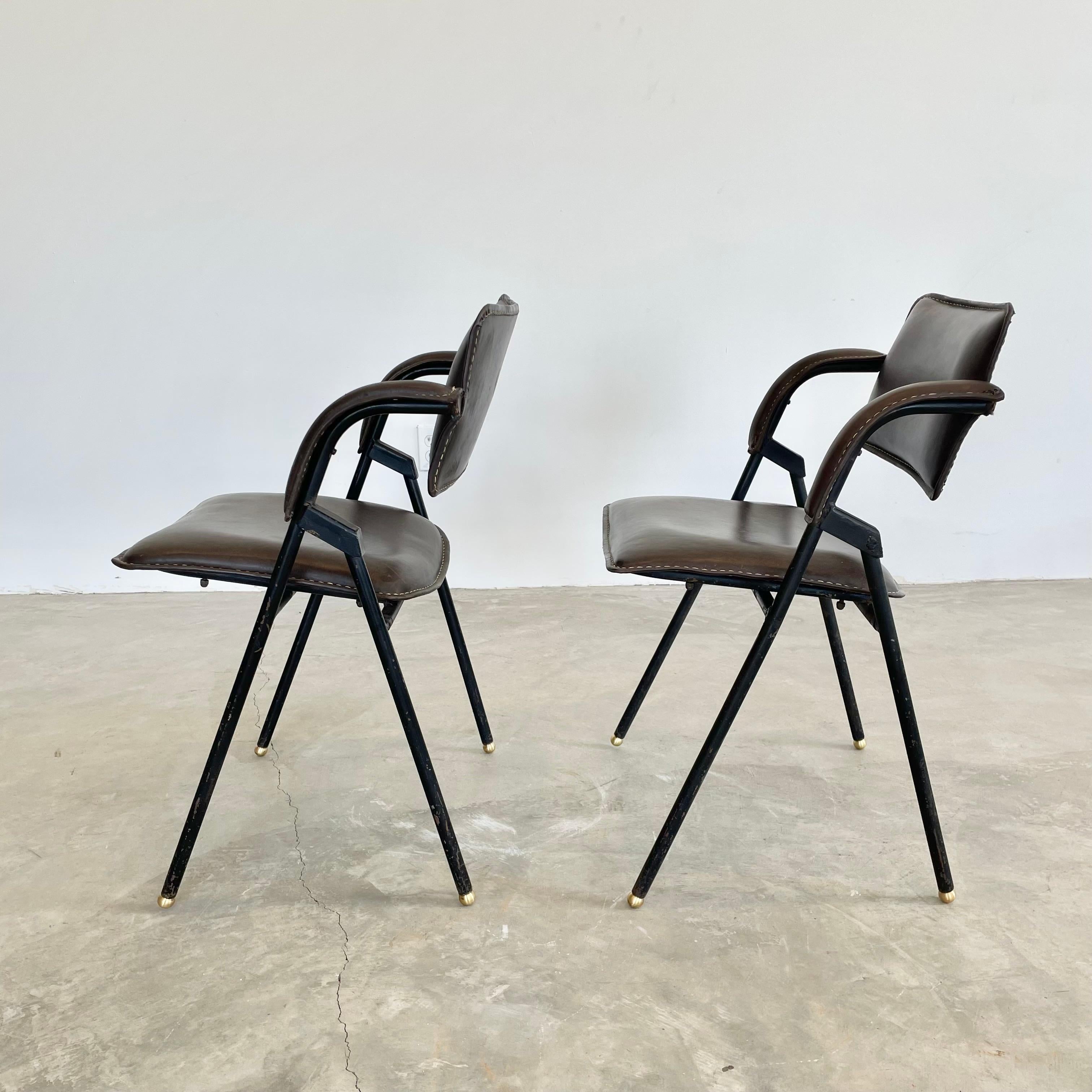 Jacques Adnet Armchair, 1950s, France For Sale 8