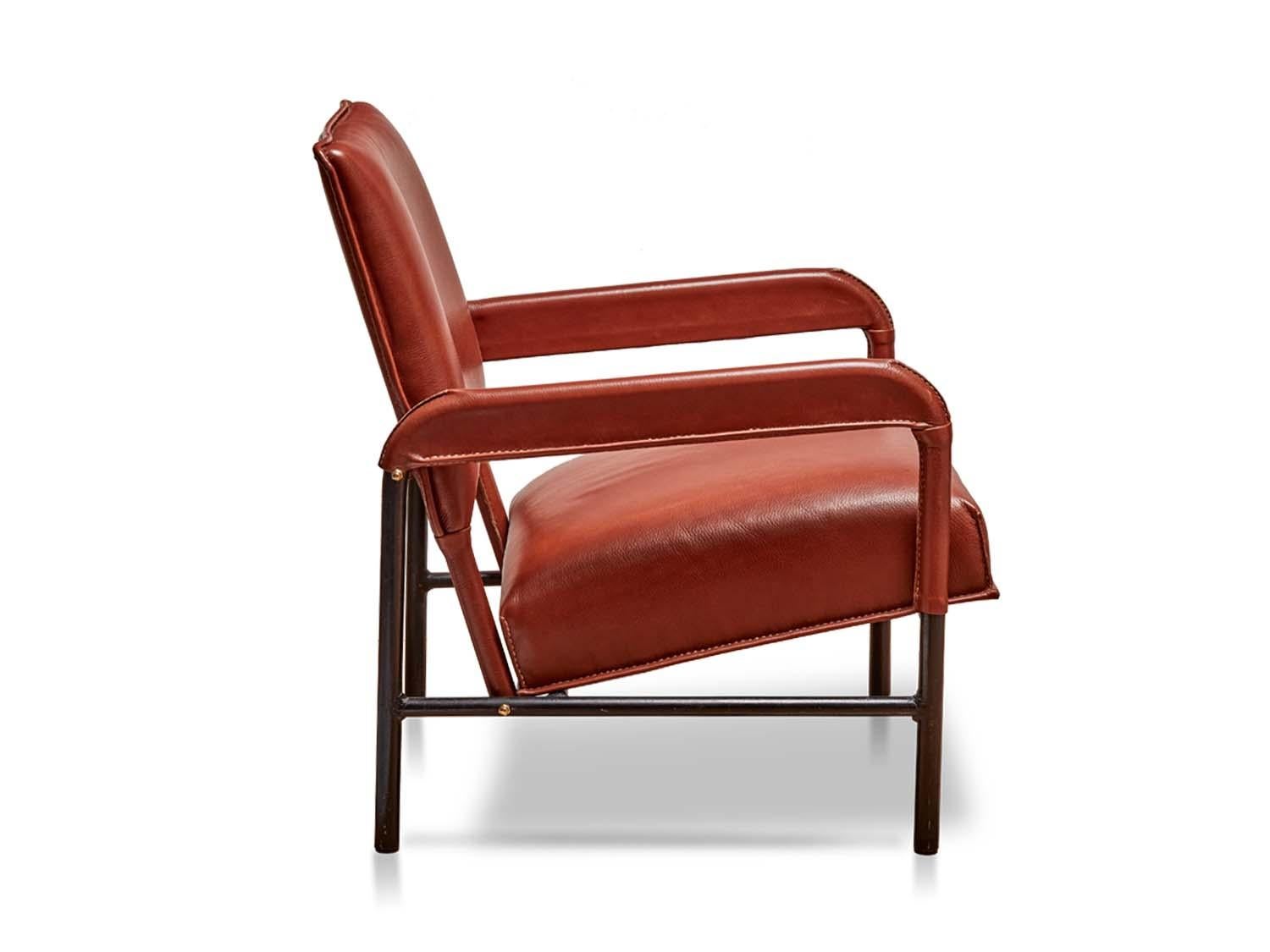 Mid-Century Modern Jacques Adnet Armchair