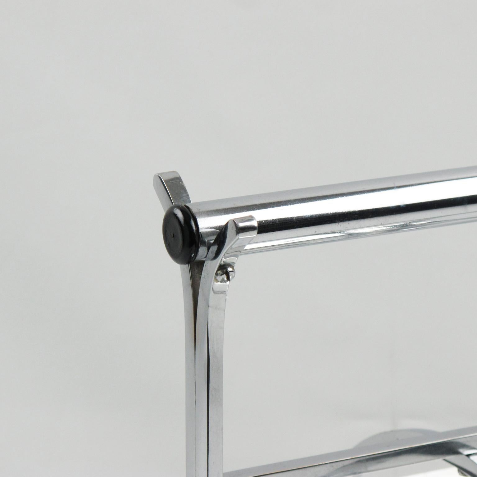 Jacques Adnet Art Deco Barware Flaschenhalter Träger, um 1930 im Angebot 1