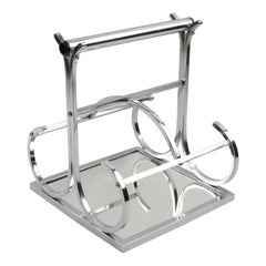 Jacques Adnet Art Deco Barware Bottle Holder Carrier, circa 1930