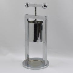 Jacques Adnet Art Deco Chrome Barware Squeezer (presse-citron)
