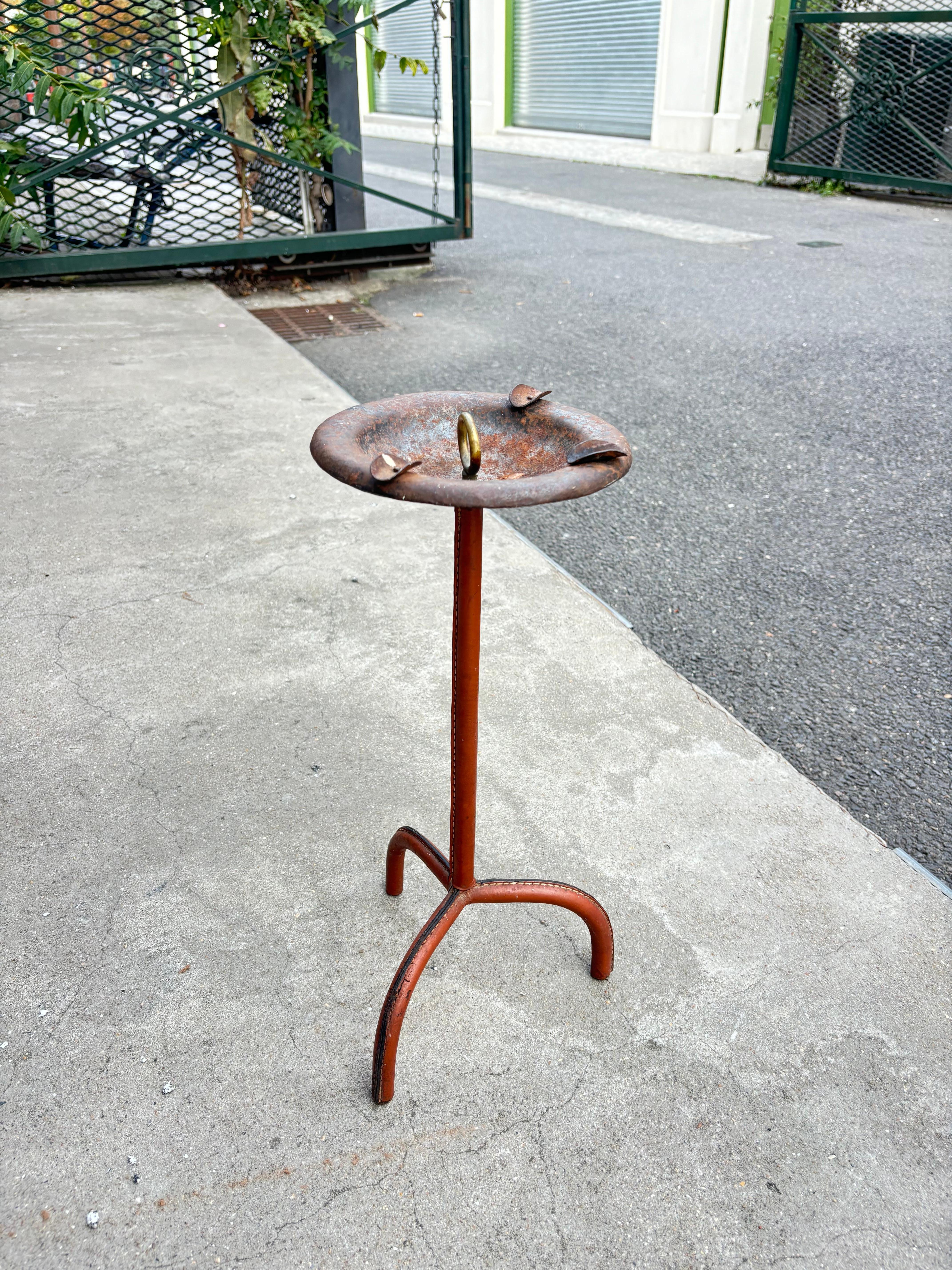 Mid-Century Modern Jacques Adnet Ashtray For Sale