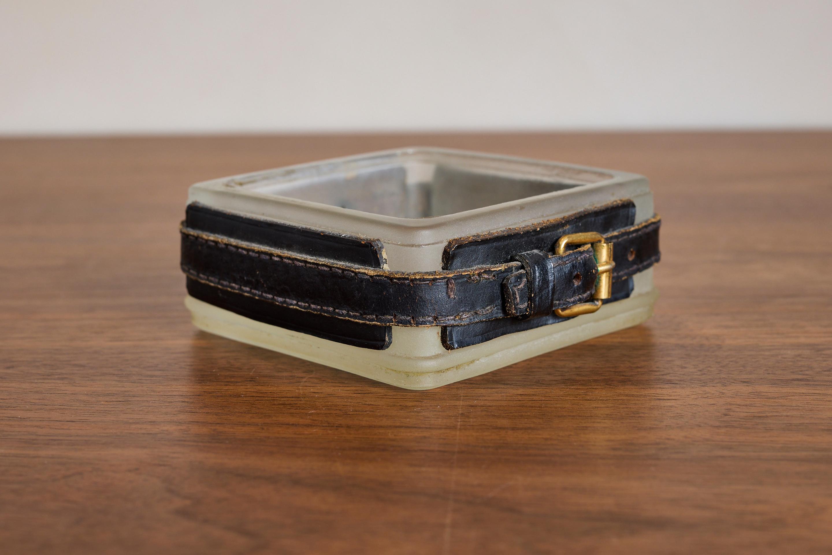 Laiton Jacques Adnet Ashtray en vente