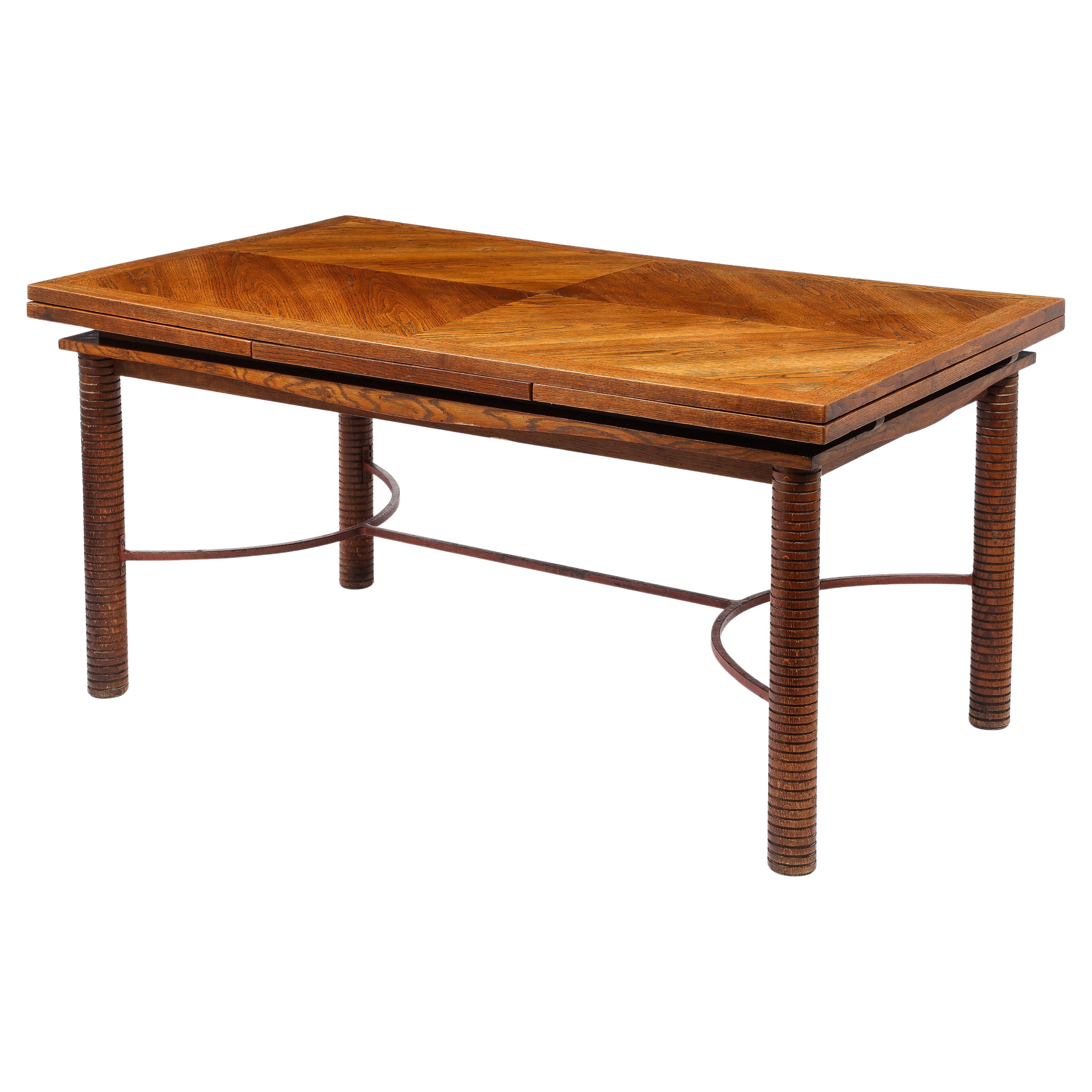 Jacques Adnet Att. Dining Table, France 1940's