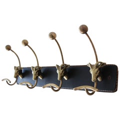 Jacques Adnet Attributed Coat Rack