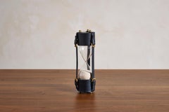 Jacques Adnet attributed Leather Hourglass