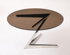 Guéridon attribué à Jacques Adnet, France, années 1970