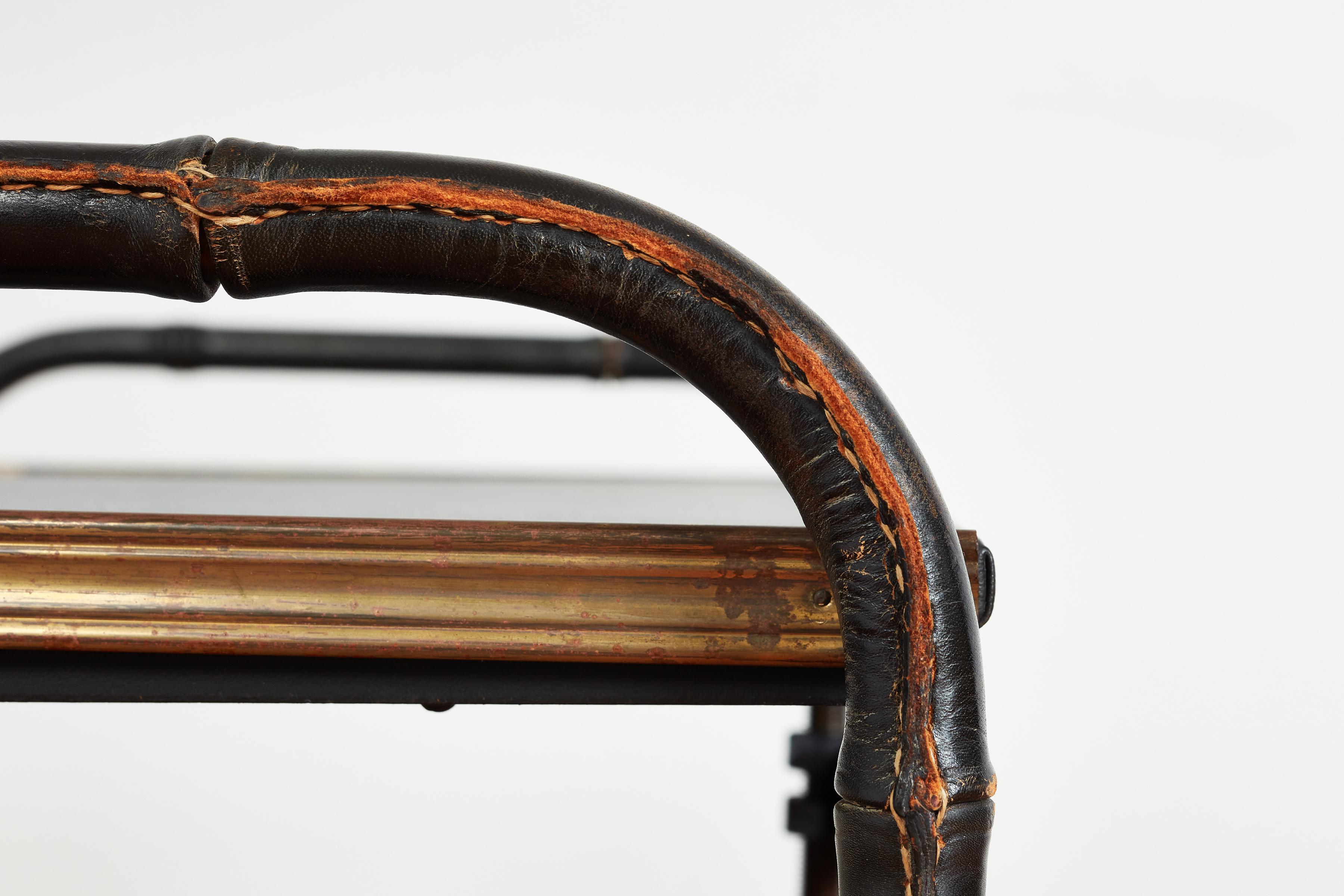 Jacques Adnet Bar Cart 4