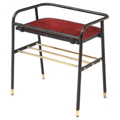 Jacques Adnet Bedside Table, France, 1950's