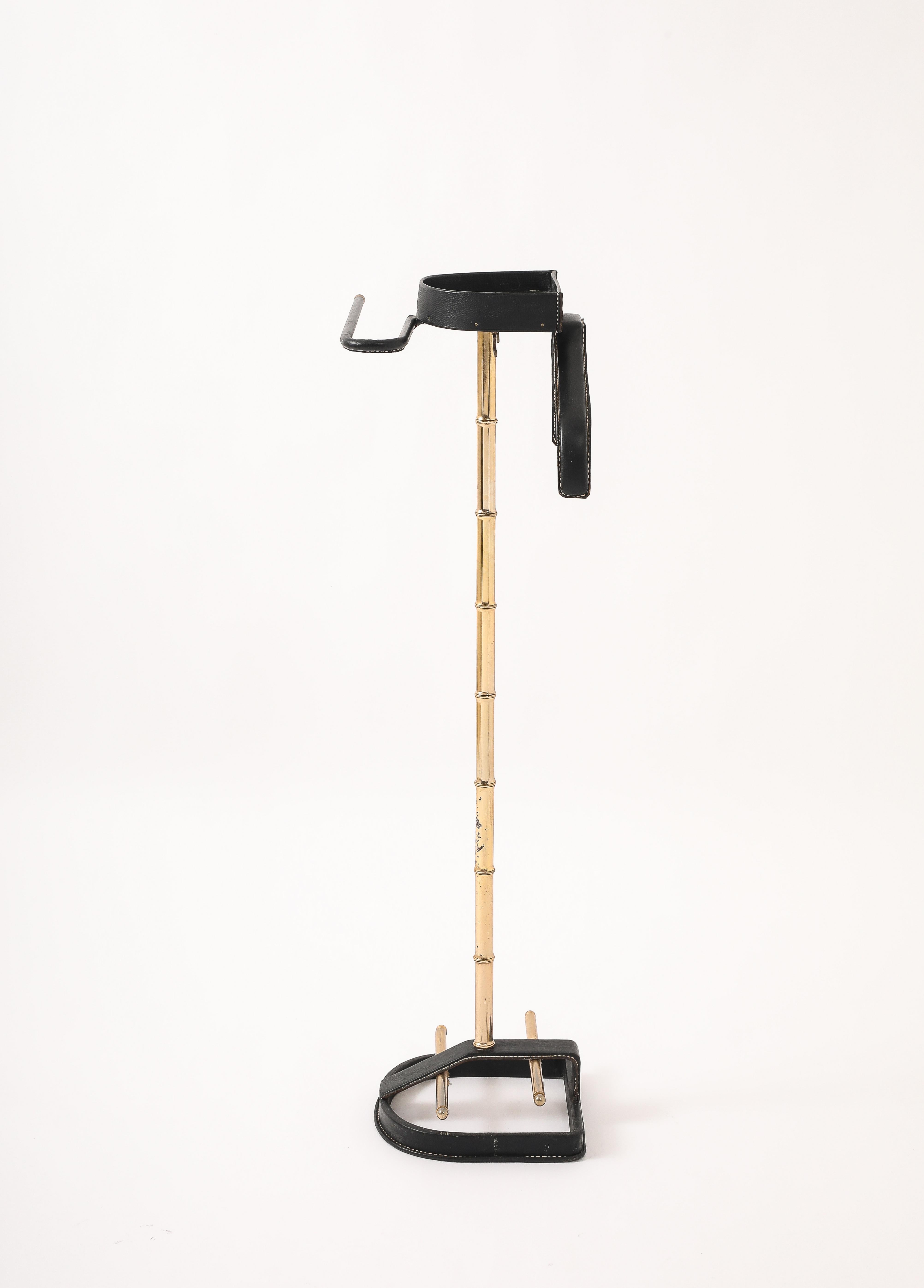 Jacques Adnet Black Valet, Francia, anni '50 in vendita 6