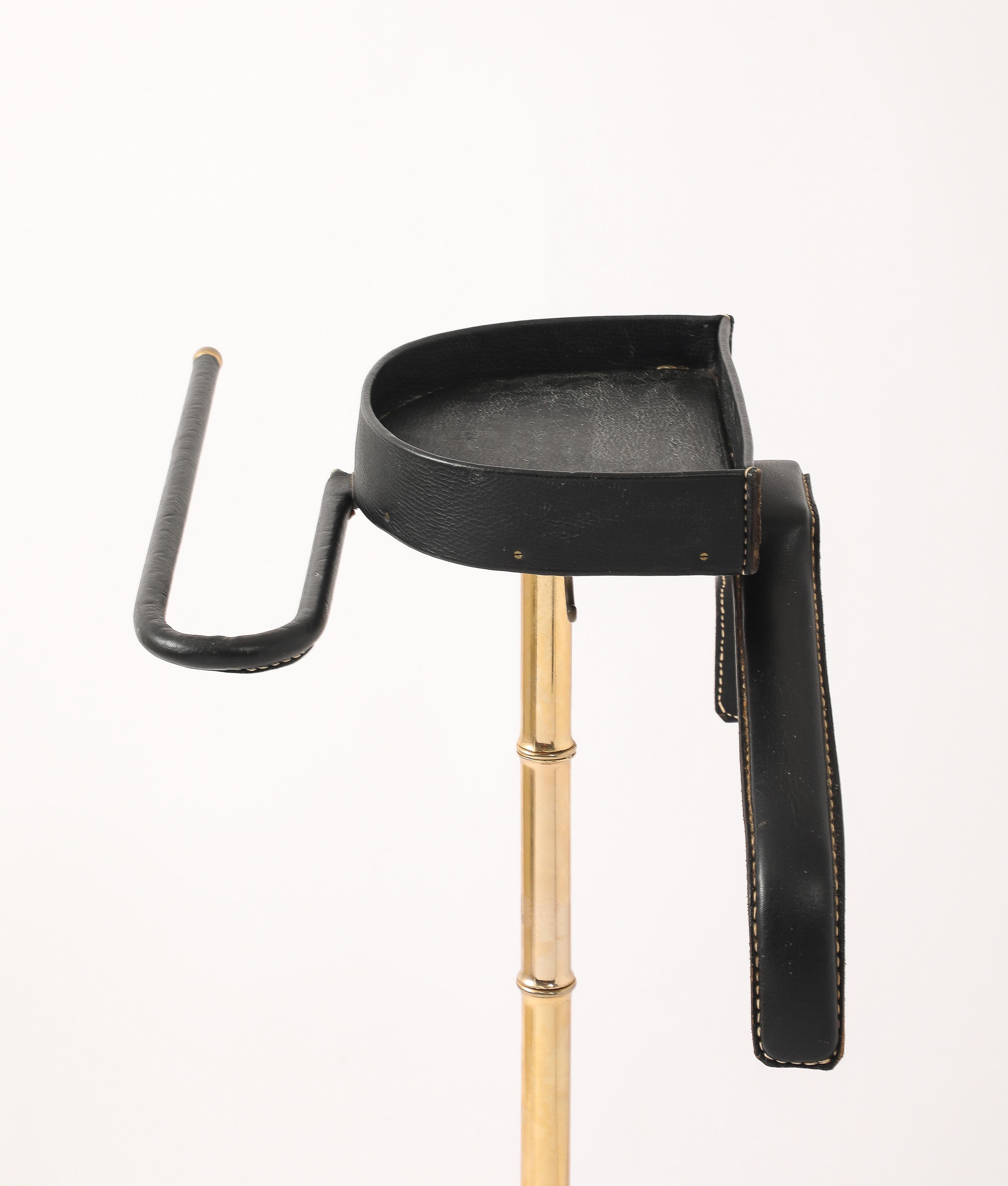 Jacques Adnet Black Valet, Francia, anni '50 in vendita 7