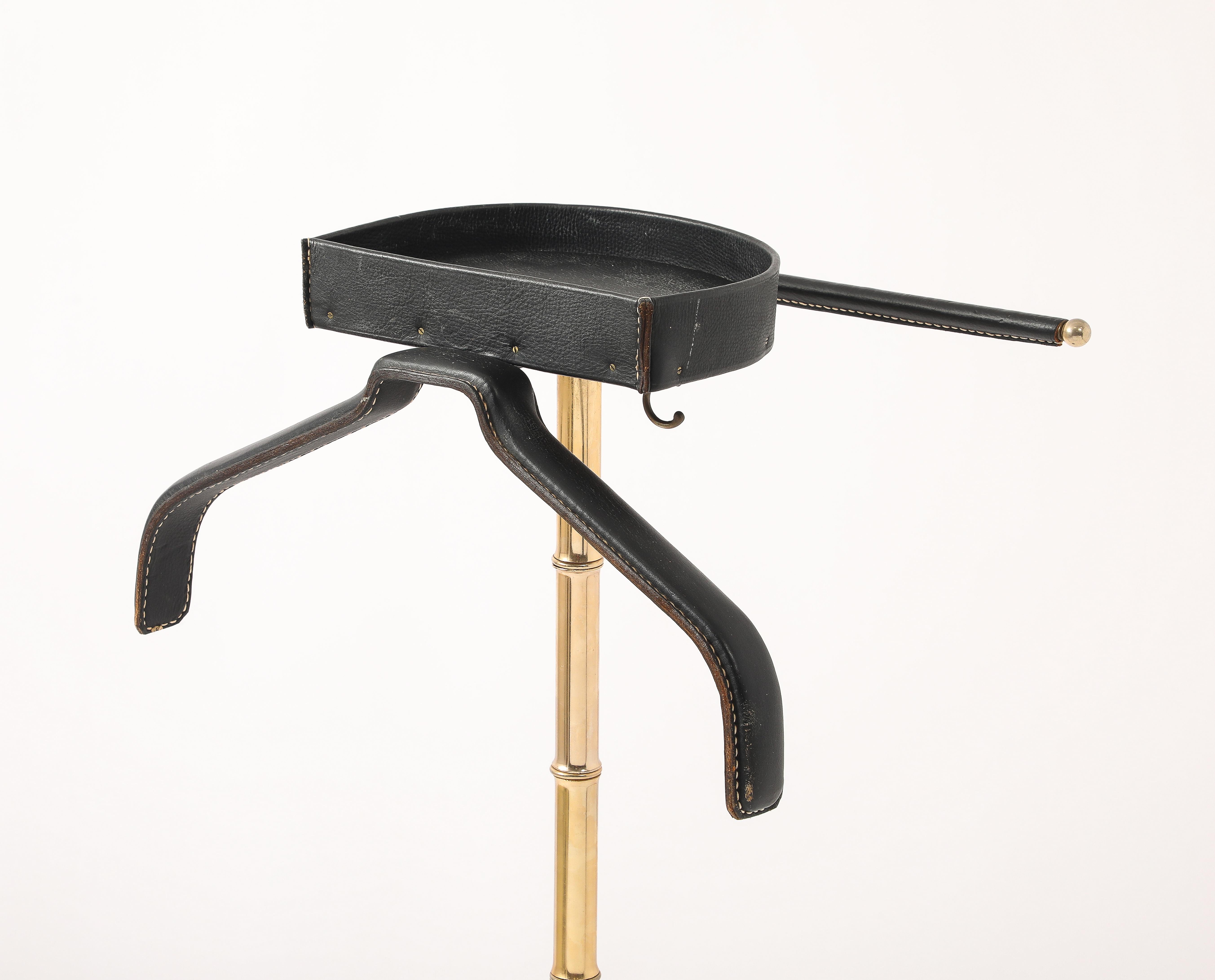 XX secolo Jacques Adnet Black Valet, Francia, anni '50 in vendita