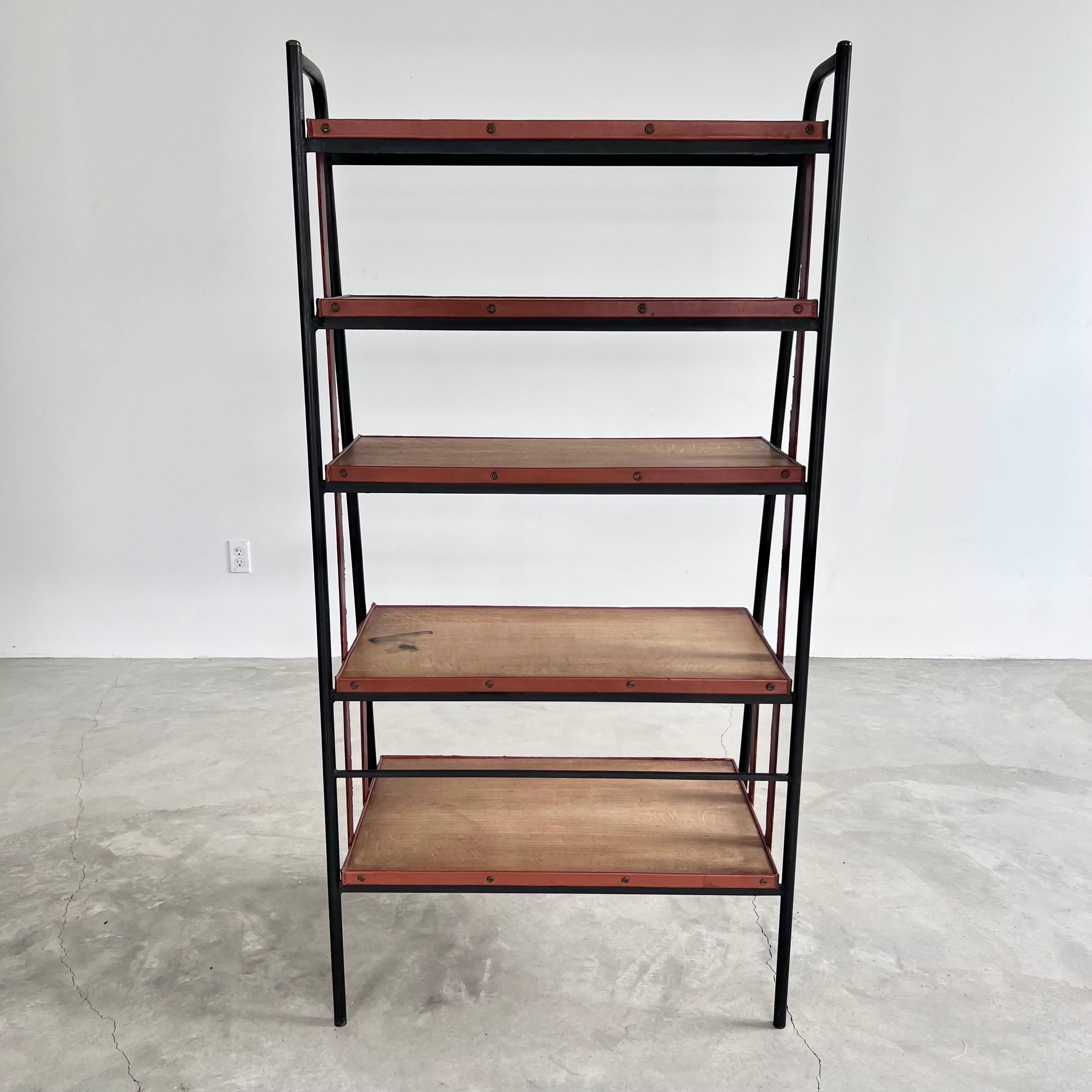 Jacques Adnet Bookcase, 1950s France For Sale 5