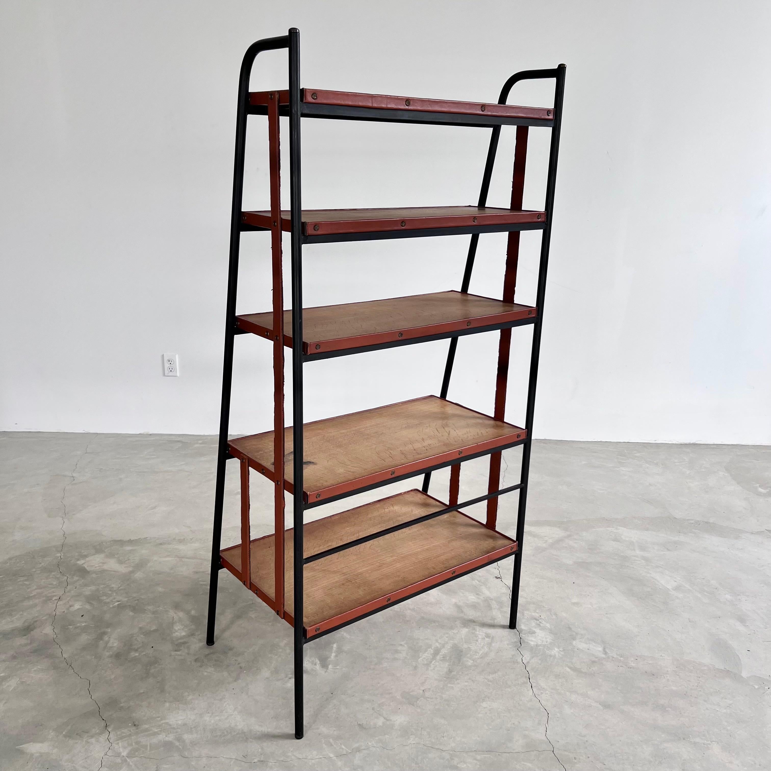Jacques Adnet Bookcase, 1950s France For Sale 6