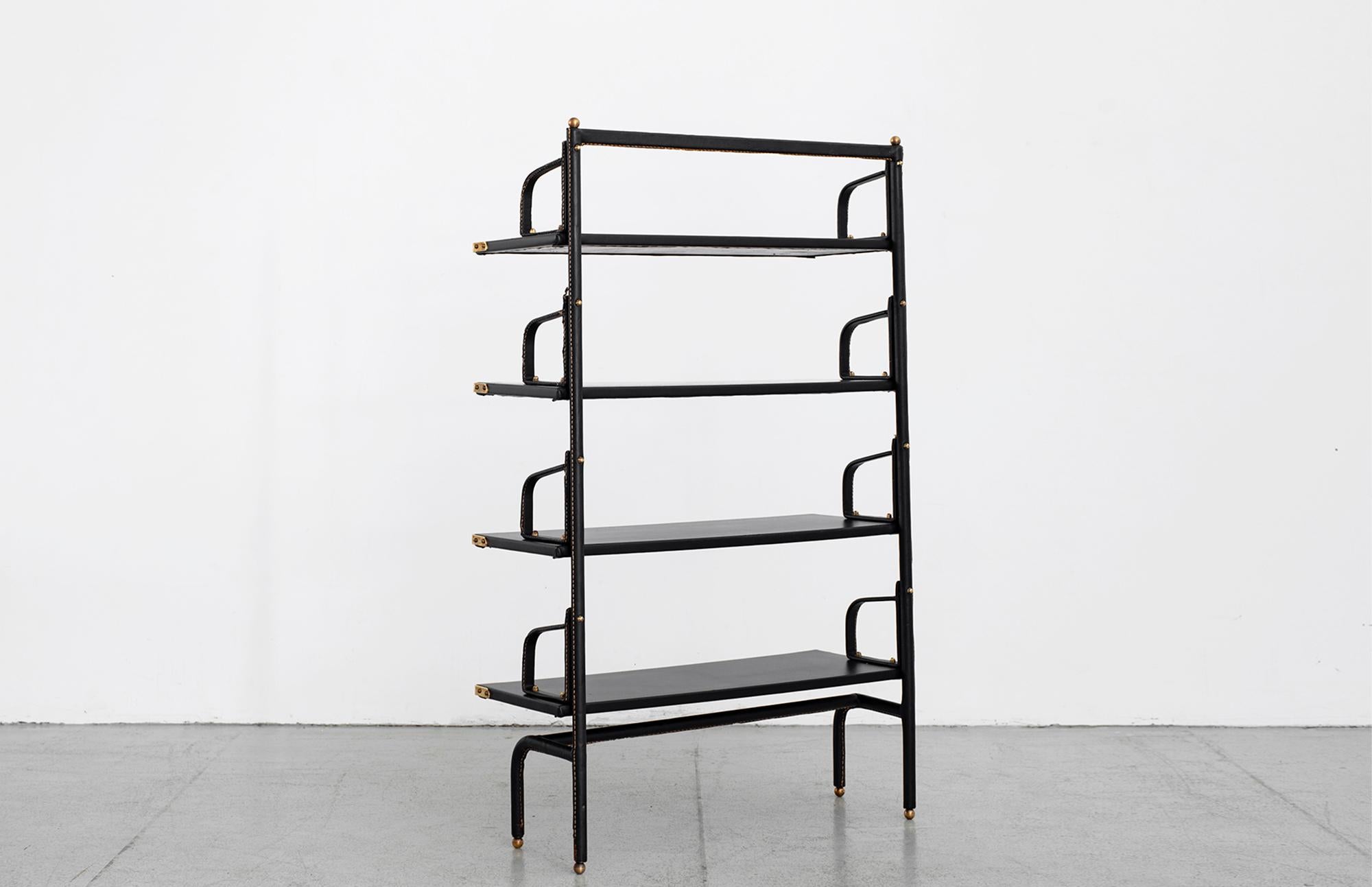 Mid-20th Century Jacques Adnet Bookcase